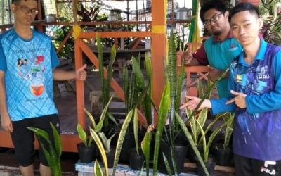 Aktiviti Latihan Keusahawanan Semaian Bunga